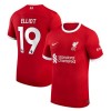 Maillot de Supporter Liverpool 2023-24 Elliot 19 Domicile Pour Homme